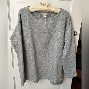 J. Crew Factory Thick Sweater-like Sweatshirt M